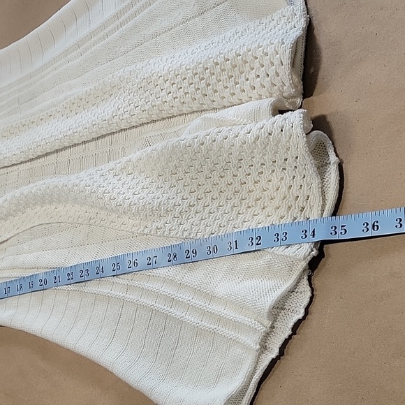 Notations Size M Off-White Flared Long Knit Cardigan, Excellent Condition - Picture 8 of 10